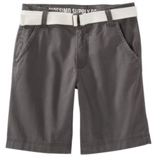 Mossimo Supply Co. Mens Belted Flat Front Shorts   Hot Coffee 42
