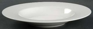 Villeroy & Boch Wonderful World White Large Rim Soup Bowl, Fine China Dinnerware