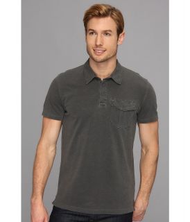 Lucky Brand Pacific Polo Mens Short Sleeve Pullover (Gray)