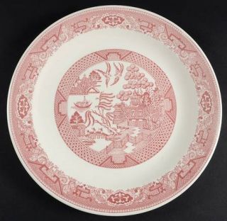 Royal (USA) Pink Willow 12 Chop Plate/Round Platter, Fine China Dinnerware   Pi