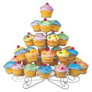 Wilton Cupcakes and More Stand   Silvertone (Holds 38)