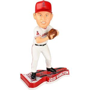 Los Angeles Angels of Anaheim Josh Hamilton Forever Collectibles Pennant Base Bobble
