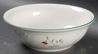 Pfaltzgraff Winterberry Soup/Cereal Bowl, Fine China Dinnerware   Stoneware,Gree