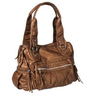 Bueno Satchel Handbag   Bronze