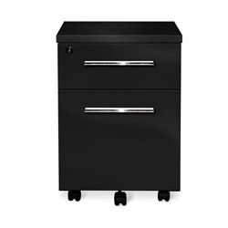 Professional Black Lacquer Filing Cabinet (Black Lacquer Materials: Wood Finish: Black Lacquer Special features: Central Lock, Letal & letter filing, Castors, Fully Assembled. Type of desk: Office Number of drawers: 2 Dimensions: 16 inches wide x 20 inche
