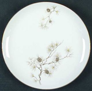 Fine China of Japan Pine Crest Dinner Plate, Fine China Dinnerware   Pine Cones&