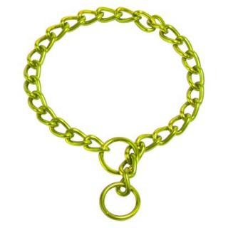 Platinum Pets Coated Chain Training Collar   Corona Lime (20 x 3mm)