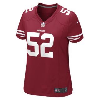 NFL San Francisco 49ers (Patrick Willis) Womens Football Home Game Jersey   Gym