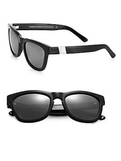 Westward Leaning Wintermute Square Acetate & Aluminum Sunglasses/Black   Black