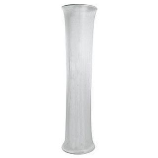 White Modern Luminescent Column Fabric Slip