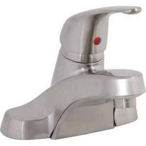 Premier Faucets 106168 Westlake Single Handle Lavatory Faucet with Brass Pop Up