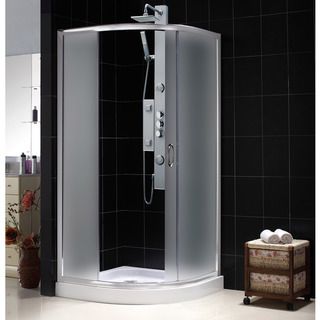 Dreamline Solo 36 3/8 X 36 3/8 Frameless Sliding Shower Enclosure (Tempered glass, aluminumOptional SlimLine shower base and backwalls available Intended use: IndoorTempered glass ANSI certifiedAssembly requiredProduct Warranty: Limited 5 (five) year manu
