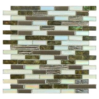 square radium glass mosaic