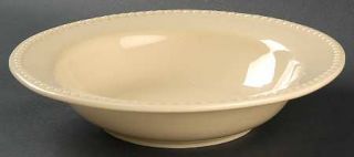 Pottery Barn Emma Yellow Large Rim Soup Bowl, Fine China Dinnerware   All Yellow