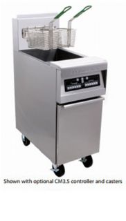 Frymaster / Dean Single Open Fryer w/ Thermostatic Controller & 50 lb Oil Capacity, Melt Cycle LP