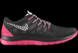 Nike Free 4.0 Hybrid iD Custom (Wide) Womens Running Shoes   Black