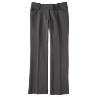 Mossimo Womens Refined Flare Pant (Modern Fit)   Gray 6 Short