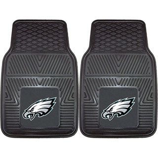 Fanmats Philadelphia Eagles 2 piece Vinyl Car Mats (100 percent vinylDimensions: 27 inches high x 18 inches wideType of car: Universal)