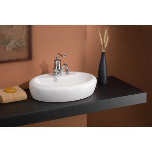 Cheviot 1273 WH 1 Milano Vessel Sink with Single Hole Faucet Drilling