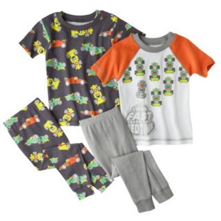 Just One You by Carters Infant Toddler Boys 4 Piece Short Sleeve Race Car