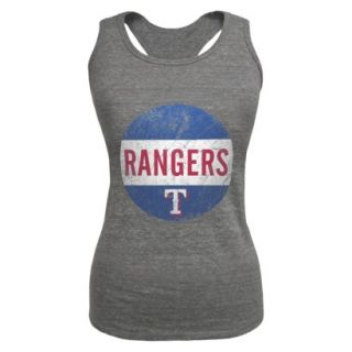 MLB Womens Texas Rangers Tank Top   Grey (S)
