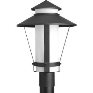 Progress Lighting PRO P6409 31 Via 1 Light Post Lantern with (9) with Etched Op