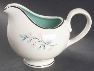 Taylor, Smith & T (TS&T) Tst16 Creamer, Fine China Dinnerware   Classic,Turquois