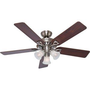 Hunter HUF 53117 The Sontera Large Room Ceiling Fan with light and remote