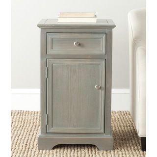 Jarome Ash Grey End Table (Ash greyMaterials: Elm woodDimensions: 30.1 inches high x 17.9 inches wide x 15 inches deepThis product will ship to you in 1 box.Furniture arrives fully assembled )