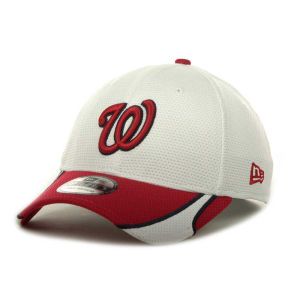 Washington Nationals New Era MLB White Tech 39THIRTY Cap