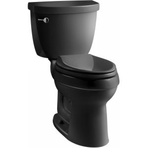 Kohler K 3589 7 CIMARRON Cimarron Comfort Height Elongated Toilet  Left Hand Tri