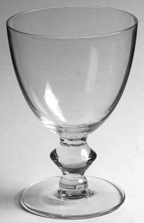 Imperial Glass Ohio Continental Clear Water Goblet   Stem #176, Clear, Wafer Ste