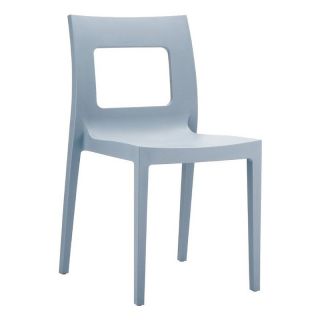 Compamia ISP026 SIL Lucca Dining Chair   Silver   Set of 2   ISP026 SIL