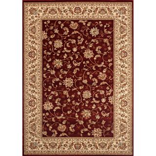 Woven Wilton Red Traditional Persian Rug (2.7 X 710)