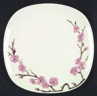Metlox   Poppytrail   Vernon Peach Blossom Dinner Plate, Fine China Dinnerware  