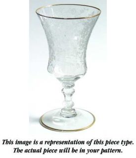Cambridge Elaine Clear (Stem #3500, Etched) Juice Glass   Stem #3500, Clear,  Et