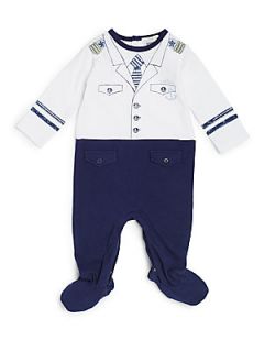 Infants Sailor Playsuit   Blue White