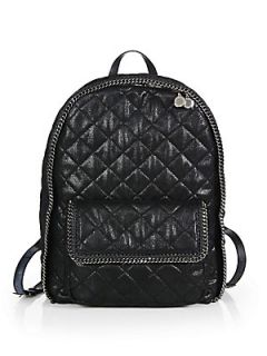 Stella McCartney Quilted Backpack   Black