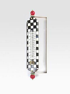 MacKenzie Childs Courtly Check Enamel Thermometer   No Color