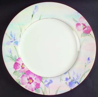 Mikasa Matisse 12 Chop Plate/Round Platter, Fine China Dinnerware   Pastel Abst