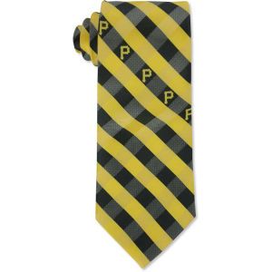 Pittsburgh Pirates Eagles Wings Polyester Checked Tie