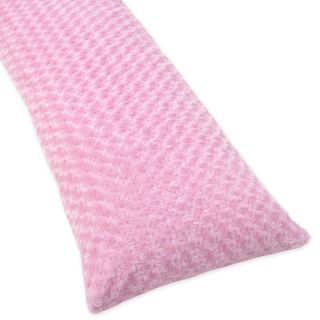 Sweet Jojo Designs Olivia Pink Minky Full Length Double Zippered Body Pillow Case Cover (PinkMaterials: PolyesterMinky fabricsZipper closures on both sides for easy useCare instructions: Machine washableDimensions: 20 inches wide x 54 inches longThe digit