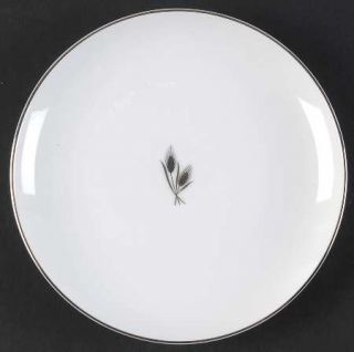 Fukagawa Silver Wheat Bread & Butter Plate, Fine China Dinnerware   Platinum Whe