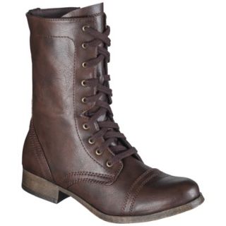 Womens Mossimo Supply Co. Khalea Combat Boots   Cognac 6.5