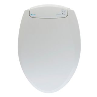 Lumawarm Elongated Biscuit Heated Nightlight Toilet Seat (BiscuitDimensions: 20 inches long x 14.5 inches wide x 3 inches high Materials: PlasticAdjustable heated seat (3 temperature setting)Illuminating nightlightLong lasting energy efficient LED light b