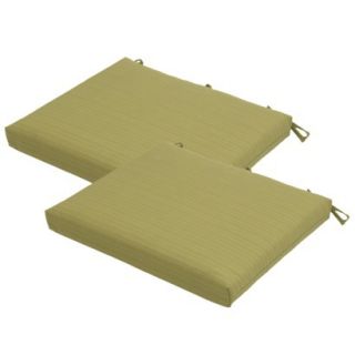 Threshold 2 Piece Outdoor Seat Cushion Set   Lime