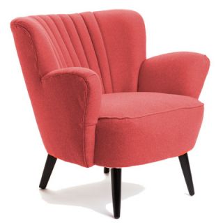 Moes Home Collection Moro Club Chair TW 1039 03/TW 1039 04 Color: Red