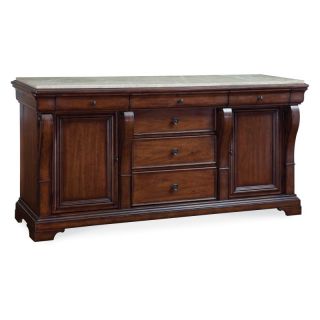 A R T Furniture Inc A.R.T. Furniture Margaux Stone Top Dining Buffet with Leaf