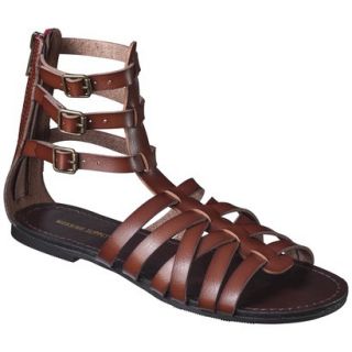 Womens Mossimo Supply Co. Pam Gladiator Sandals   Cognac 6.5