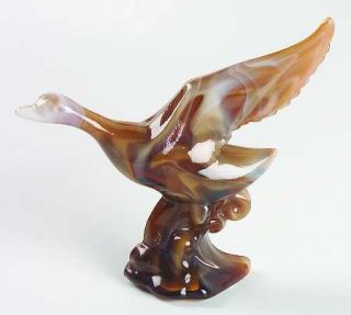 Imperial Glass Ohio Heisey By Imperial Animals & Figurines Carmel Slag Wings Hal